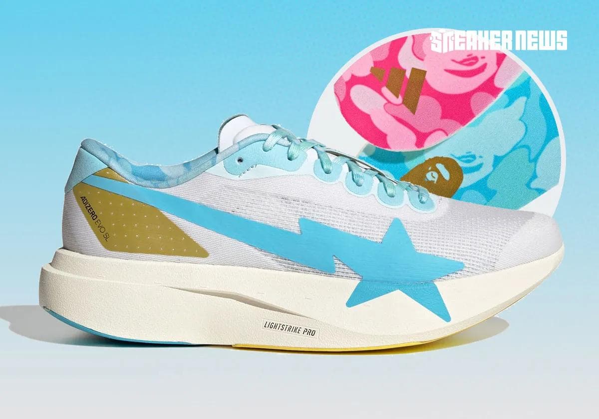 BAPE x adidas Evo SL: June 27 Release, Price, SKU